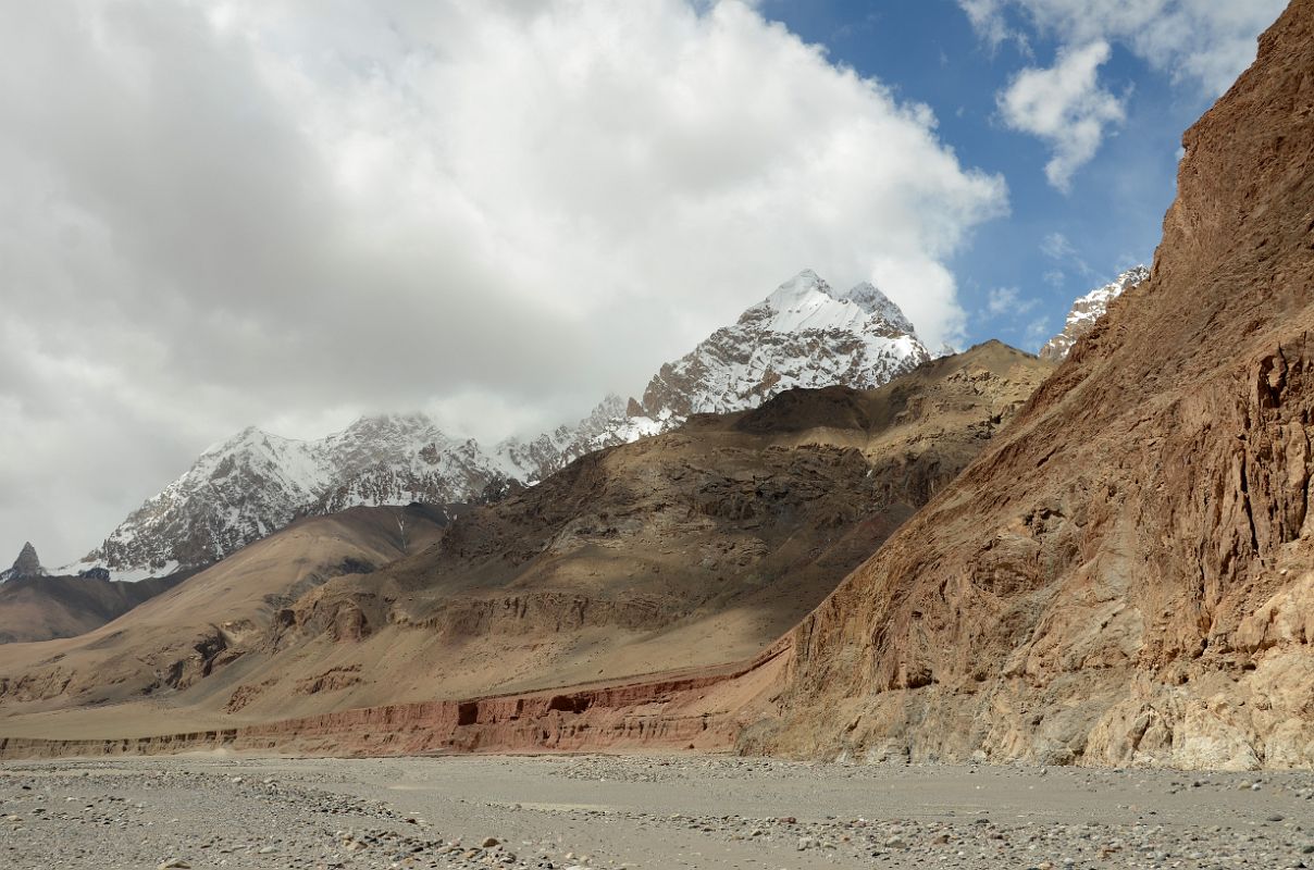 26 Venus Peak Middle Left and P6150 Trekking Between Kulquin Bulak Camp In Shaksgam Valley And Gasherbrum North Base Camp In China